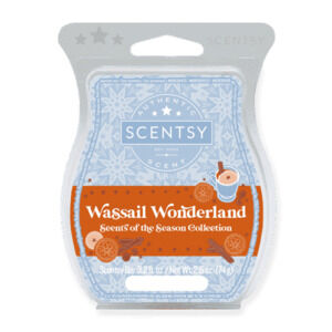 Scentsy Wassail Wonderland Wax Melt Bar 2.6oz Holiday Scent Apple Cinnamon
